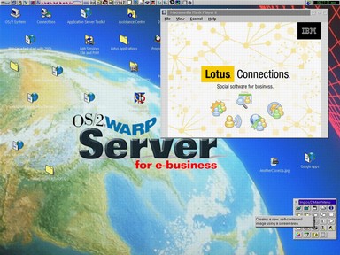 Lotus Connections Screensaver on OS/2 thumbnail