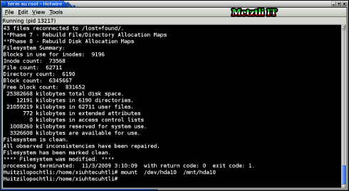 Debian jfsutils finish (and fix) file system errors in an OS/2 created JFS partition.