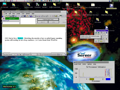 OS/2 and Lotus SmartSuite WordPro.