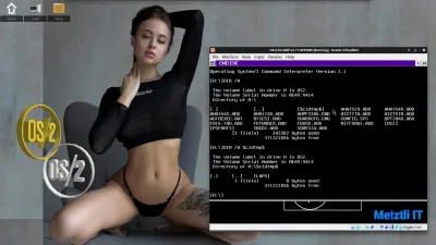 Simultaneously pressing Alt + F3 invokes OS/2 CMD