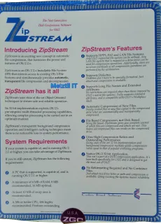 ZipStream, 32 bit IFS box back
