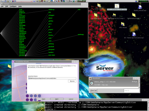 Manually modifying default WASCE dialog field and creating directories in OS/2.