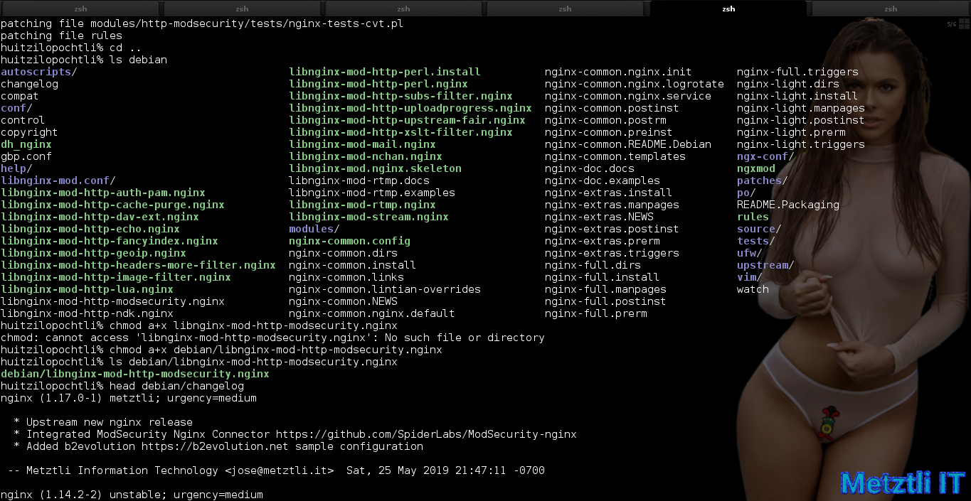 Build PHP 7.3.5̶ 6 for Nginx 1.17.0 on Metztli Reiser4 'the Debian Way' for Stretch Backports on AMD64.