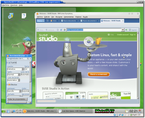 SUSE Studio: Custom Open/SuSE Linux fast, & simple