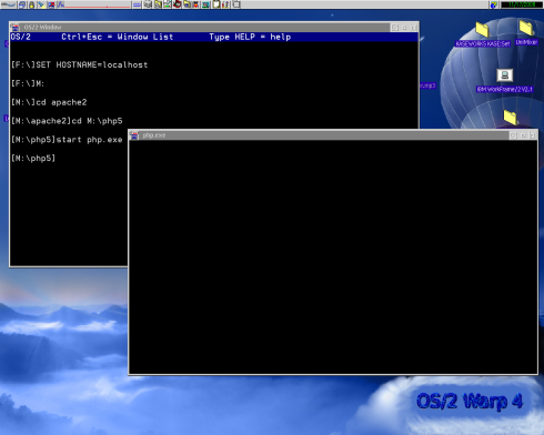 Starting PHP5 under OS/2 before Apache's startup.cmd