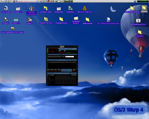 JlGui 2.3.2 with IBM skin and OS/2s Java 1.3.x