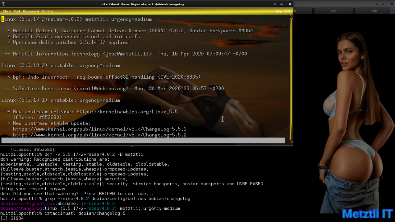 Exposing Hacks for ZSTD -compressed Metztli Reiser4 / Debian Buster bps Linux 5.5.caxtolli∙omome and initramfs