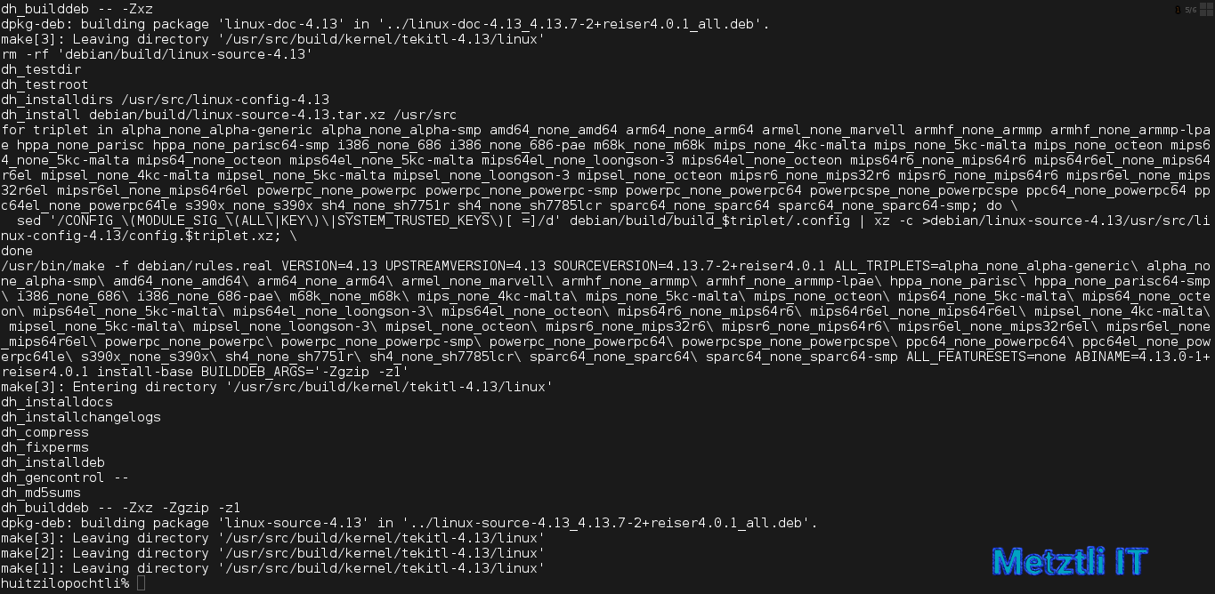 Coyolxauhqui: Build Reiser4 -patched Linux Kernel, Headers, and Modules, for Stretch-Backports the 'Debian Way'.