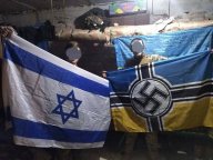 Zionists and Nazis fighting side by side against Russians