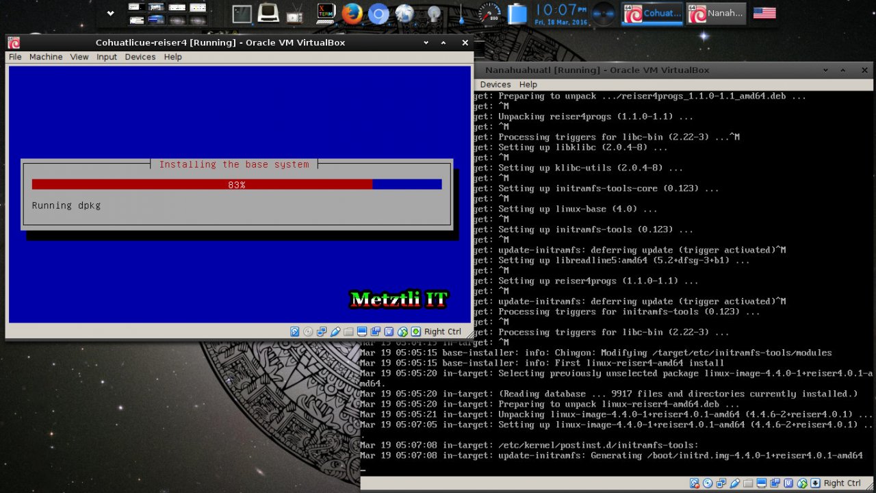 Selecting a Reiser4-patched Linux Kernel From Reiser4-enabled Debian-Installer (d-i) Menu