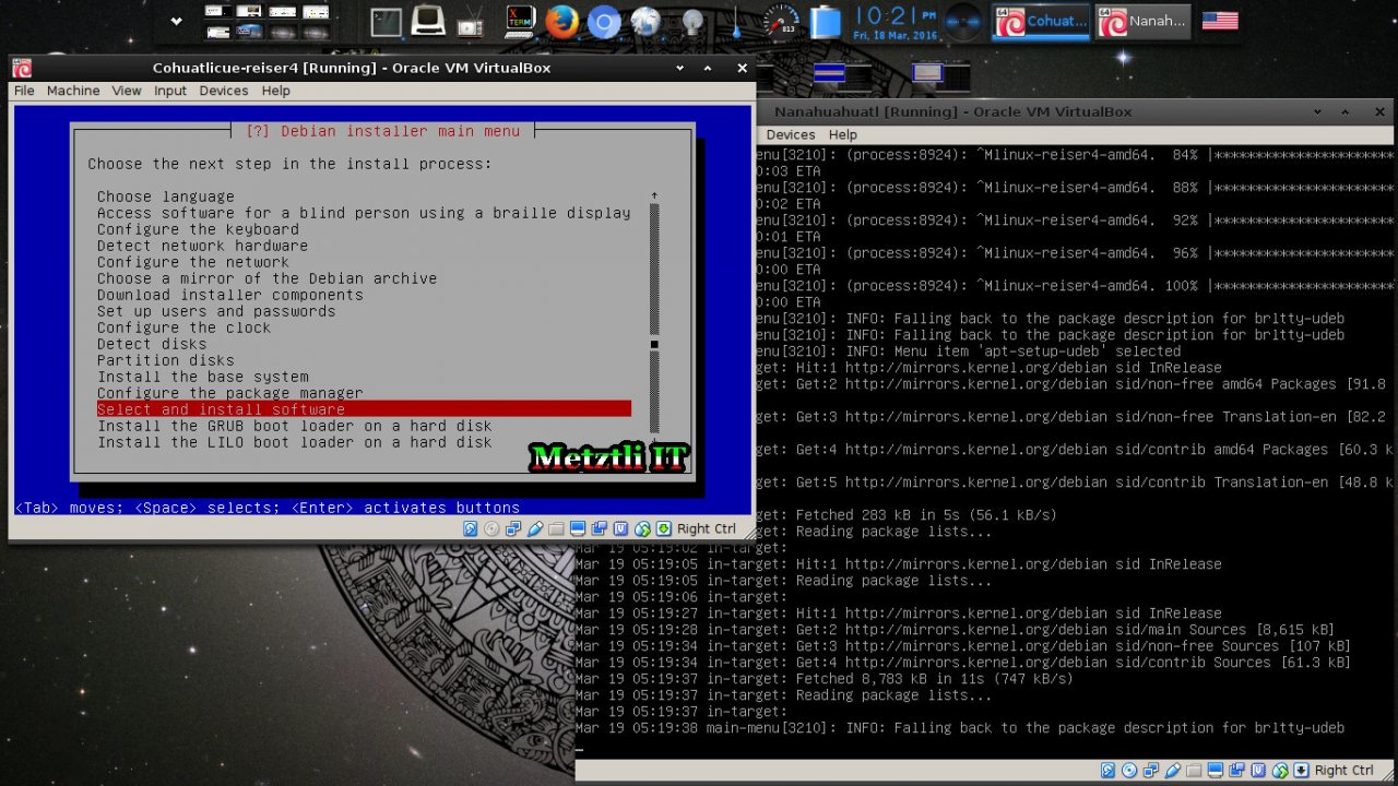 Selecting a Reiser4-patched Linux Kernel From Reiser4-enabled Debian-Installer (d-i) Menu