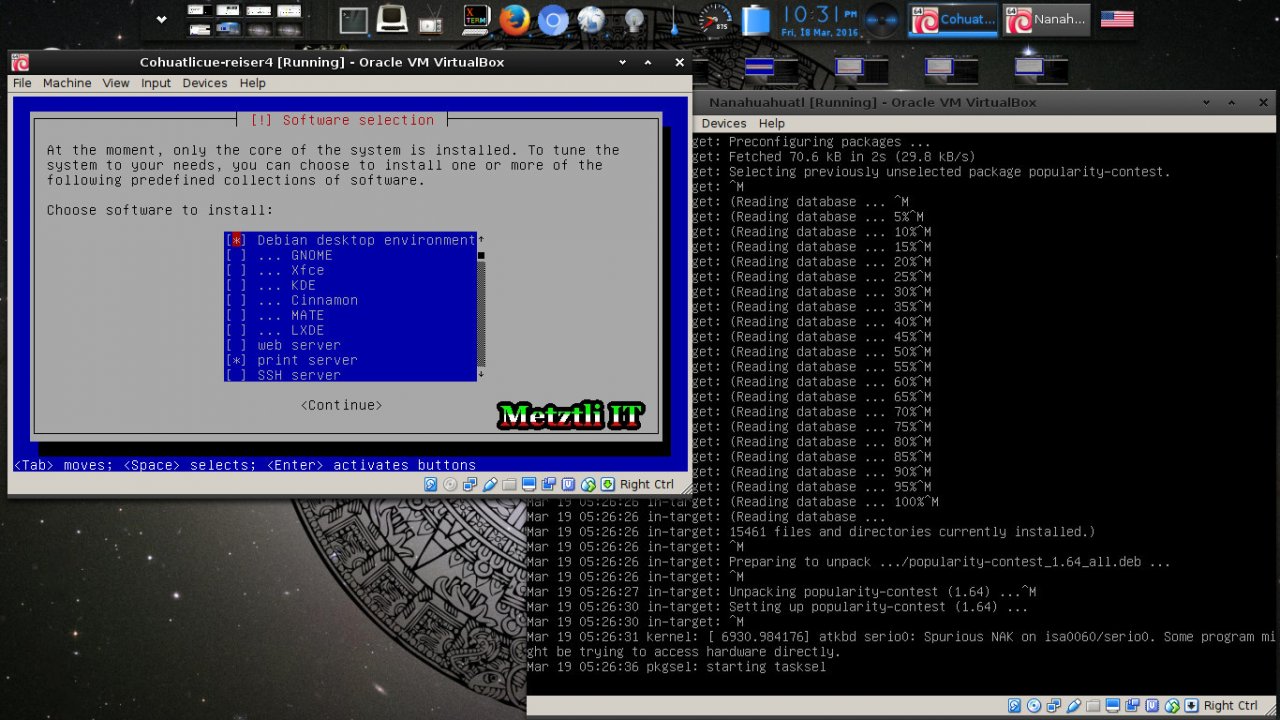 Selecting a Reiser4-patched Linux Kernel From Reiser4-enabled Debian-Installer (d-i) Menu