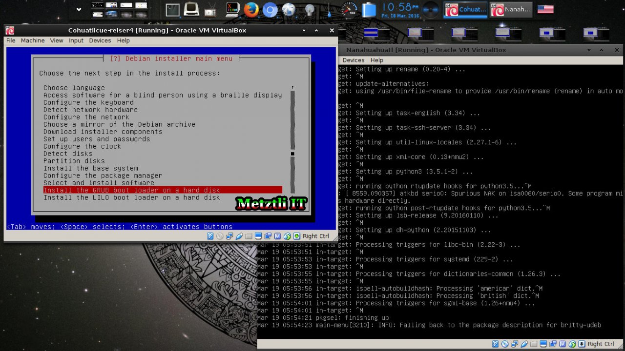 Selecting a Reiser4-patched Linux Kernel From Reiser4-enabled Debian-Installer (d-i) Menu