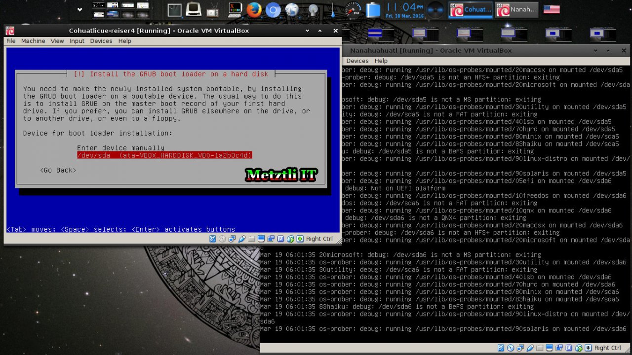 Selecting a Reiser4-patched Linux Kernel From Reiser4-enabled Debian-Installer (d-i) Menu