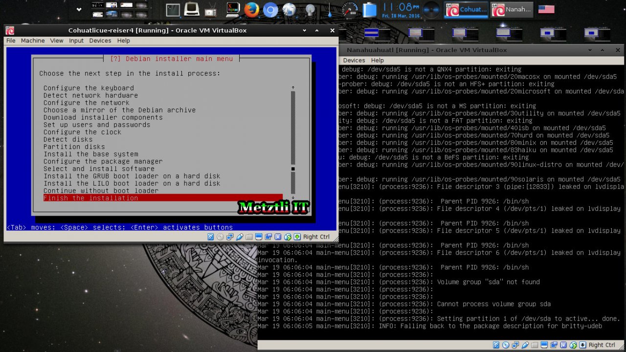 Selecting a Reiser4-patched Linux Kernel From Reiser4-enabled Debian-Installer (d-i) Menu