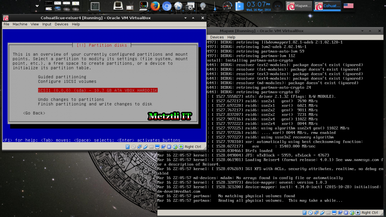 Мария: Reiser4 SFRN 4.0.1 Partitioning From Reiser4-enabled Debian-Installer (d-i) Menu