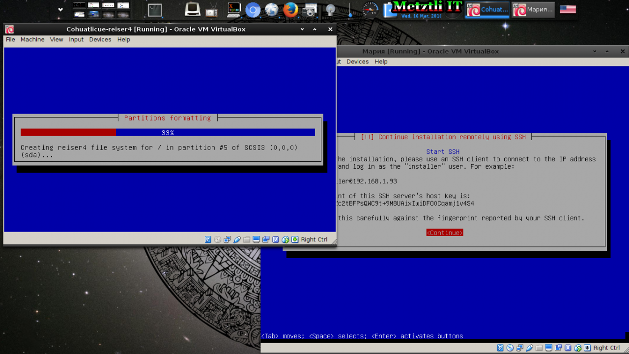 Мария: Reiser4 SFRN 4.0.1 Partitioning From Reiser4-enabled Debian-Installer (d-i) Menu