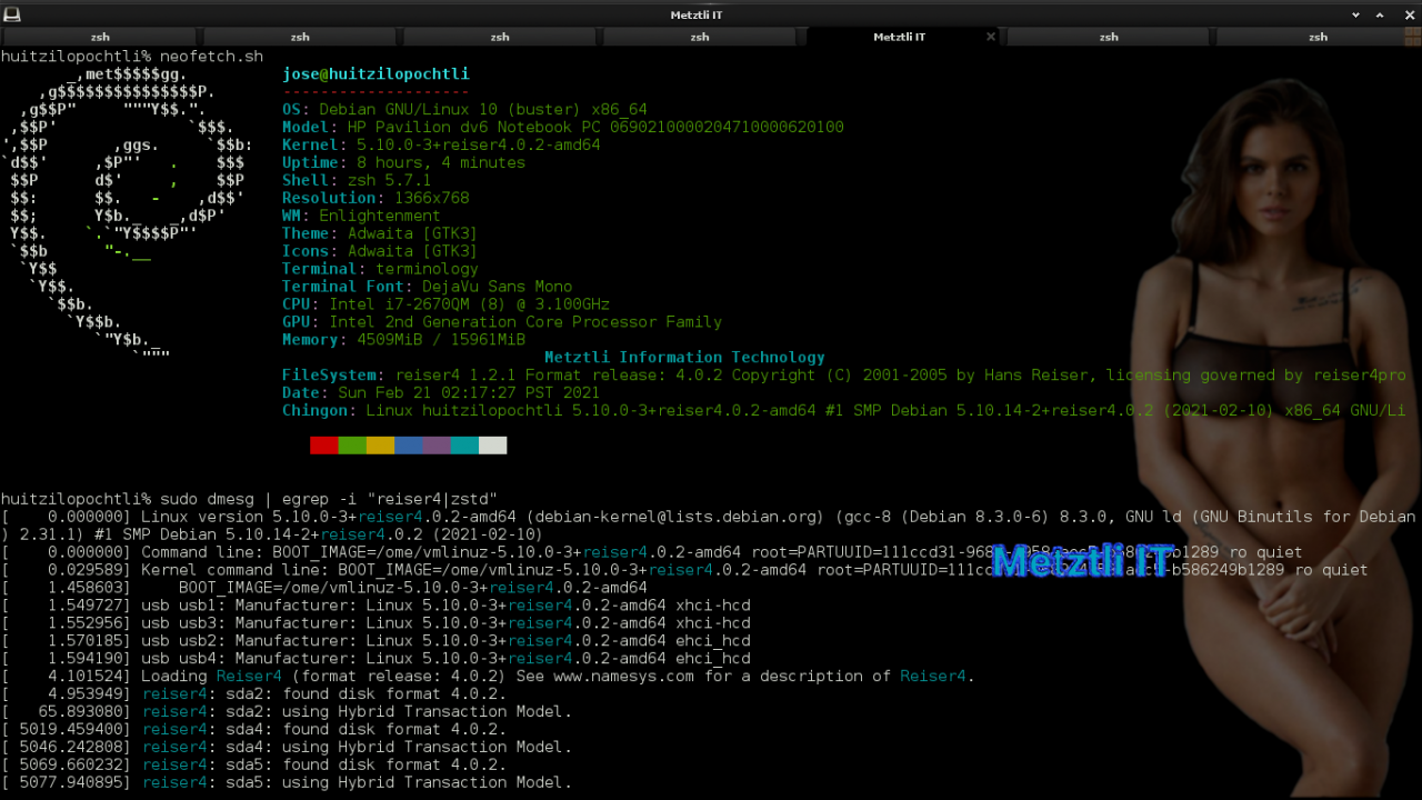 Linux kernel 5.10.14-2+reiser4.0.2