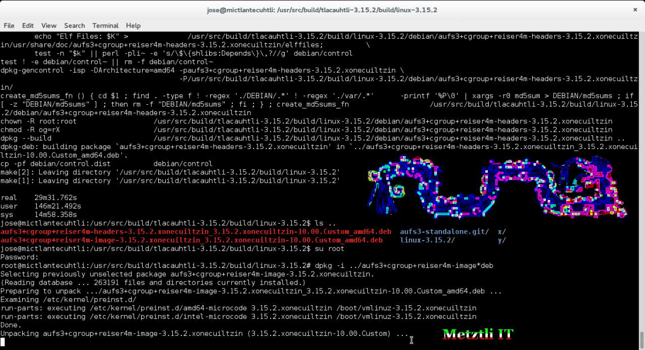 Debian Closure: Enhancing Linux Kernel 3.15.2 With Reiser4 Patch
