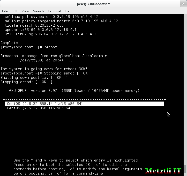 Setting up a GNU/LAMP stack under CentOS 6.x x86_64 in a Cloud Instance