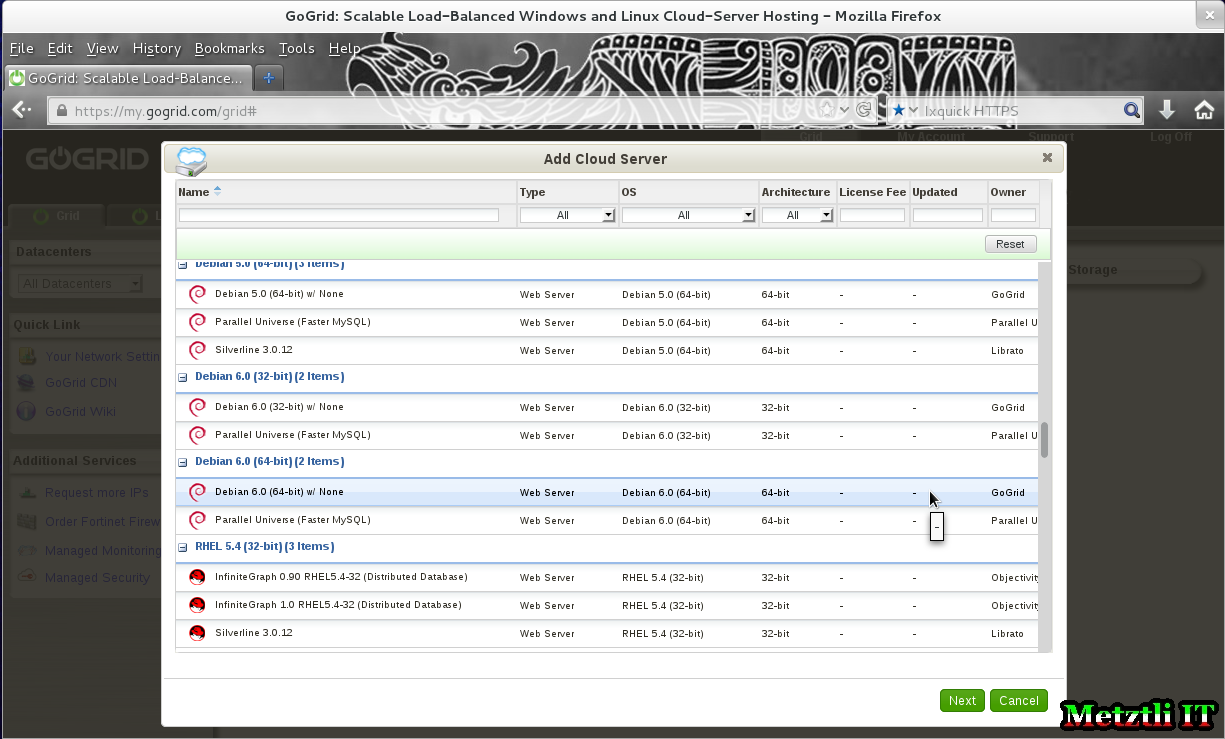 Setting up a GNU/LAMP stack under CentOS 6.x x86_64 in a Cloud Instance