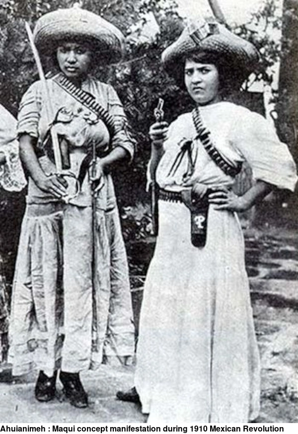 Couple of Ahuianimeh in their Maqui role