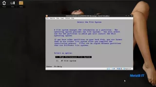 Select the file system