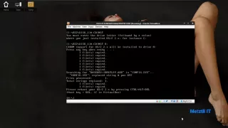 Source drive custom CDINST.CMD onto target drive