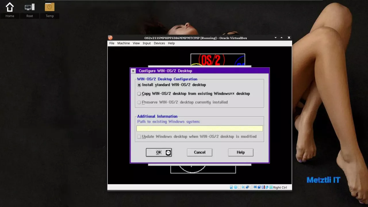 Win-OS/2 Desktop Configuration