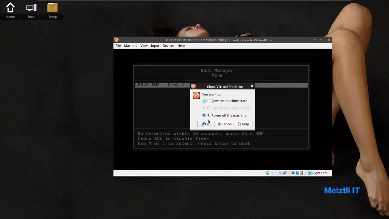 VirtualBox⁑ Power off the machine