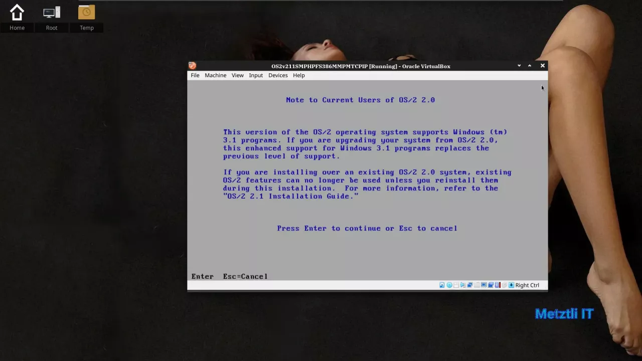 Note to Current OS/2 2.0 Users
