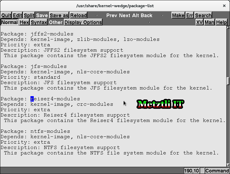 Building A Reiser4-Patched Development Linux Kernel Package 'The Debian Way'.