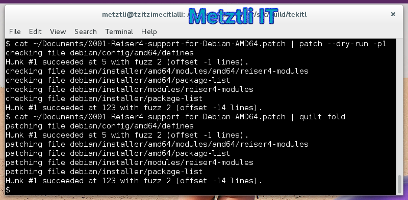 Nahui Ollin: UDEB Components to Supercharge a Debian Installer (d-i) for a Native Reiser4 Installation on AMD64.