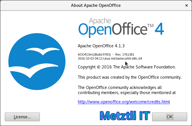 Build Apache OpenOffice 4.1.3 on GNU/Linux Debian Sid (Unstable)