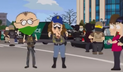 Zio- Nazi Kristi Noem by South Park's season 27, episode 2